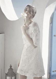 Lace Beach Wedding Dress