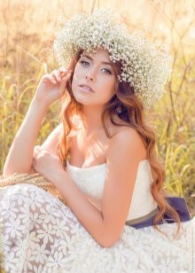 Vesssna Rustic Lace Wedding Dress