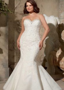 Mermaid Wedding Dress for the Fat