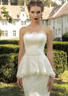 Armonia Peplum Wedding Dress