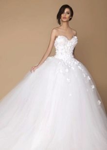 Puffed Heart Wedding Dress