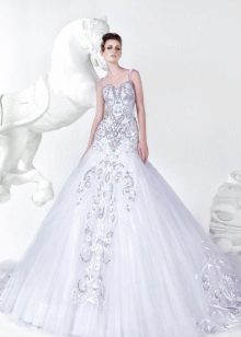 Mona Al Mansouri Embroidered Wedding Dress