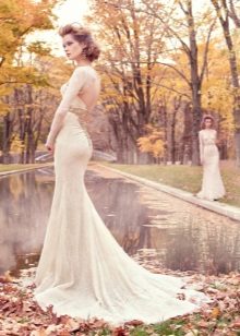 Wedding dress from the Lazaro designer