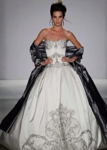 Shawl Wedding Dress