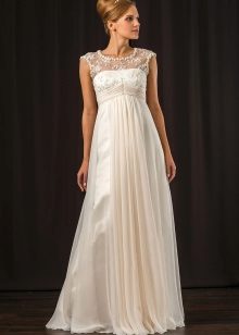Empire Satin Wedding Dress
