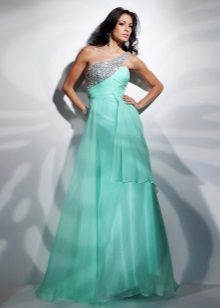 Empire Mint Wedding Dress