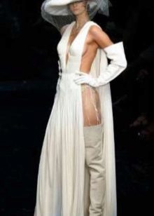 Scary Overly Open Wedding Dress