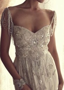 Beaded Vintage Wedding Dress