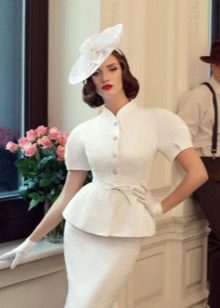 Wedding dress with Basques from Tatiana Kaplun