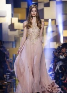 Elie Saab Pink Evening Dress
