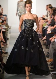 Oscar de la Renta Short Front Evening Dress