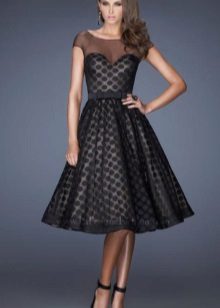 A-Line La Femme Evening Dress