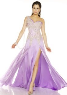 Pale purple dress