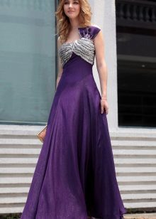 Long purple dress