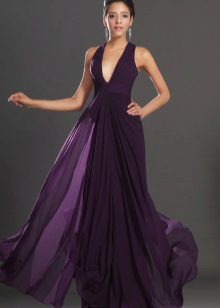 Beautiful purple evening dress