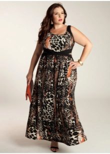 Letnia sukienka sundress z nadwagą