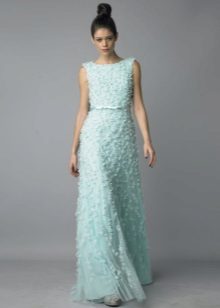 Mint evening dress
