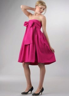 Kırmızı kısa hamile elbisesi