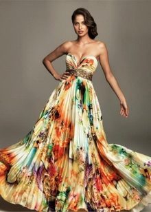 Annelik akşam sundress rengi