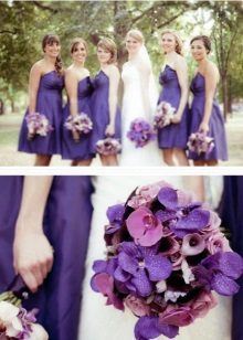 Purple bridesmaid dresses