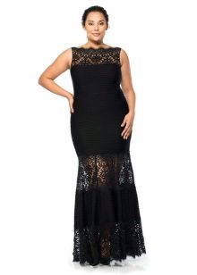 Full Lace Partial Lace Evening Dress