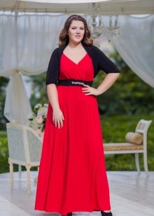 Evening dress for mom of the bride with a slit