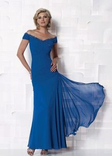 Blue dress for mother of the bride