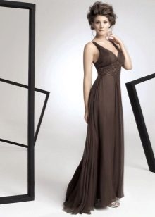 Empire style evening dress for mom and groom