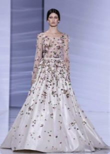 Vestit de nit llarg de màniga