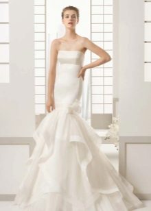 Satin Mermaid Wedding Dress