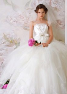 Satin Top Wedding Dress