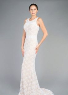 Lace Floor-Length Evening Dress