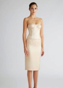 Sheath dress white evening
