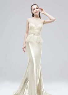 Mother of Pearl Evening Dress