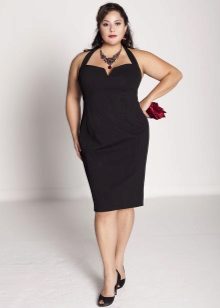 Vestit de nit de màniga de màniga de màniga negra