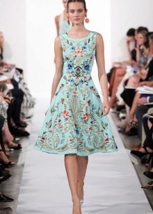 short mint wedding dress