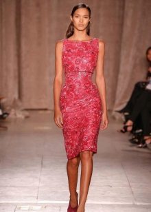 Zac Posen Red Evening Dress