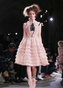 Alexander Mcqueen Pink Evening Dress