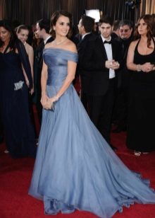 Armani Evening Blue and Gray Dress