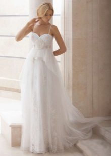 Chiffon Empire Style Wedding Dress