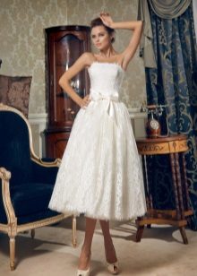 Midi Lace Wedding Dress