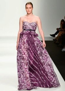 Light lilac elegant evening dress from Elena Miro