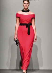 Large elegant long evening dress