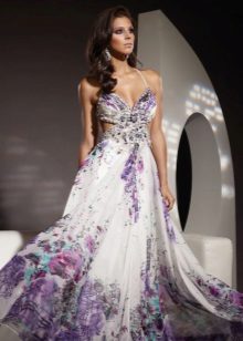 Cheap chiffon evening dress