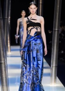 Blue-black evening dress from Armani