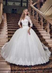Princess Low Waist Wedding Dress