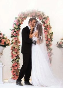 Anna Sedokova wedding ceremony