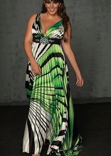 Bright sundress for the full for the wedding