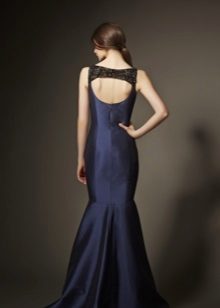 Open Back Floor-Length Evening Dress