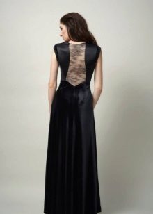 Backless evening gown